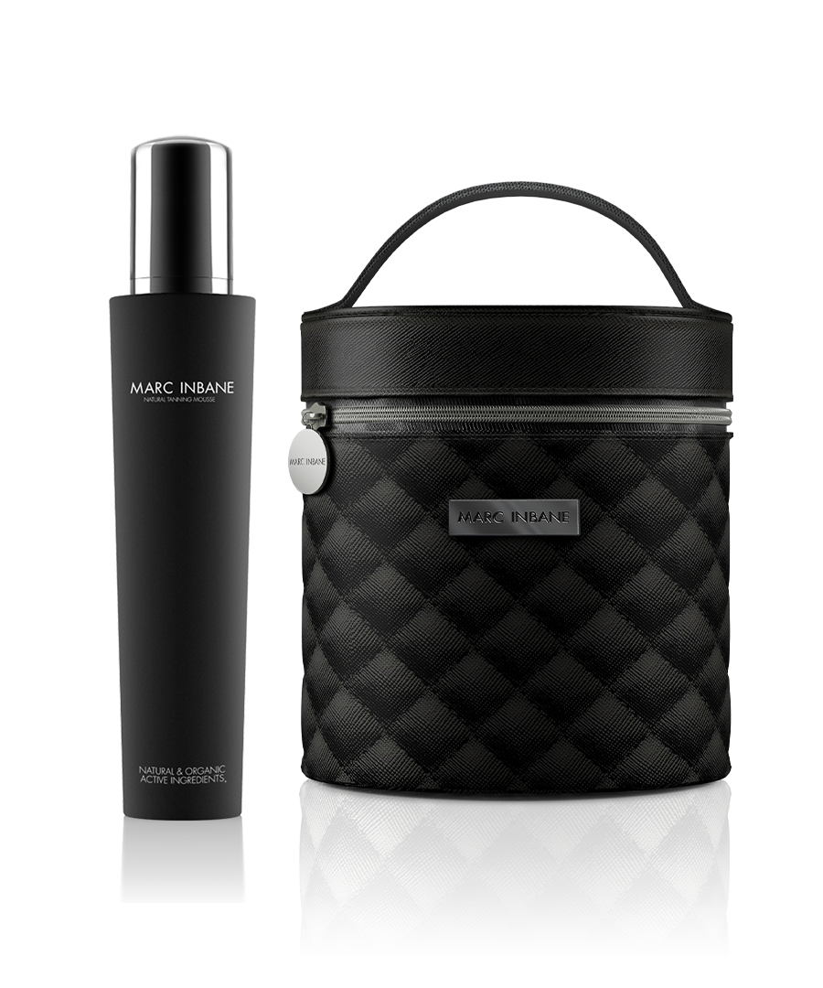 Kerstpromotie: Marc inbane tanning mousse + vanity bag GRATIS